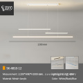 Luces lineales de colgante de lámpara de diseño moderna para el cargo